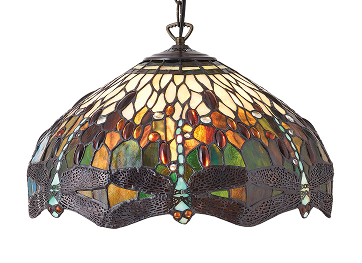 Lampadari E Plafoniere Tiffany : Lampade tiffany polarfox lampadario dragonfly green Ø cm