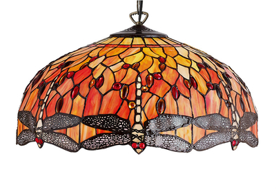 Lampadari E Plafoniere Tiffany : Lampade tiffany polarfox lampadario dragonfly Ø cm